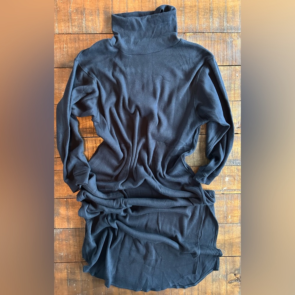 Free People Beach Black‎ Knit Midi Dress